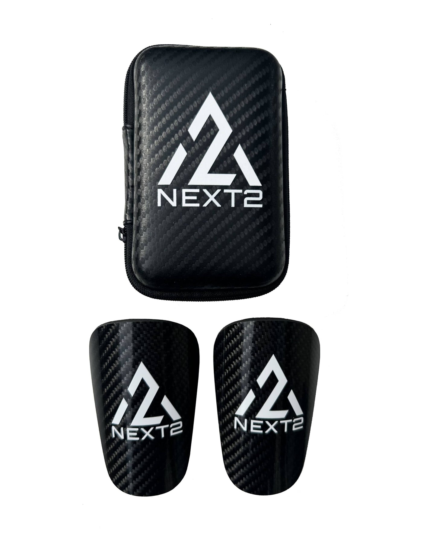 Mini shin guards carbon fiber