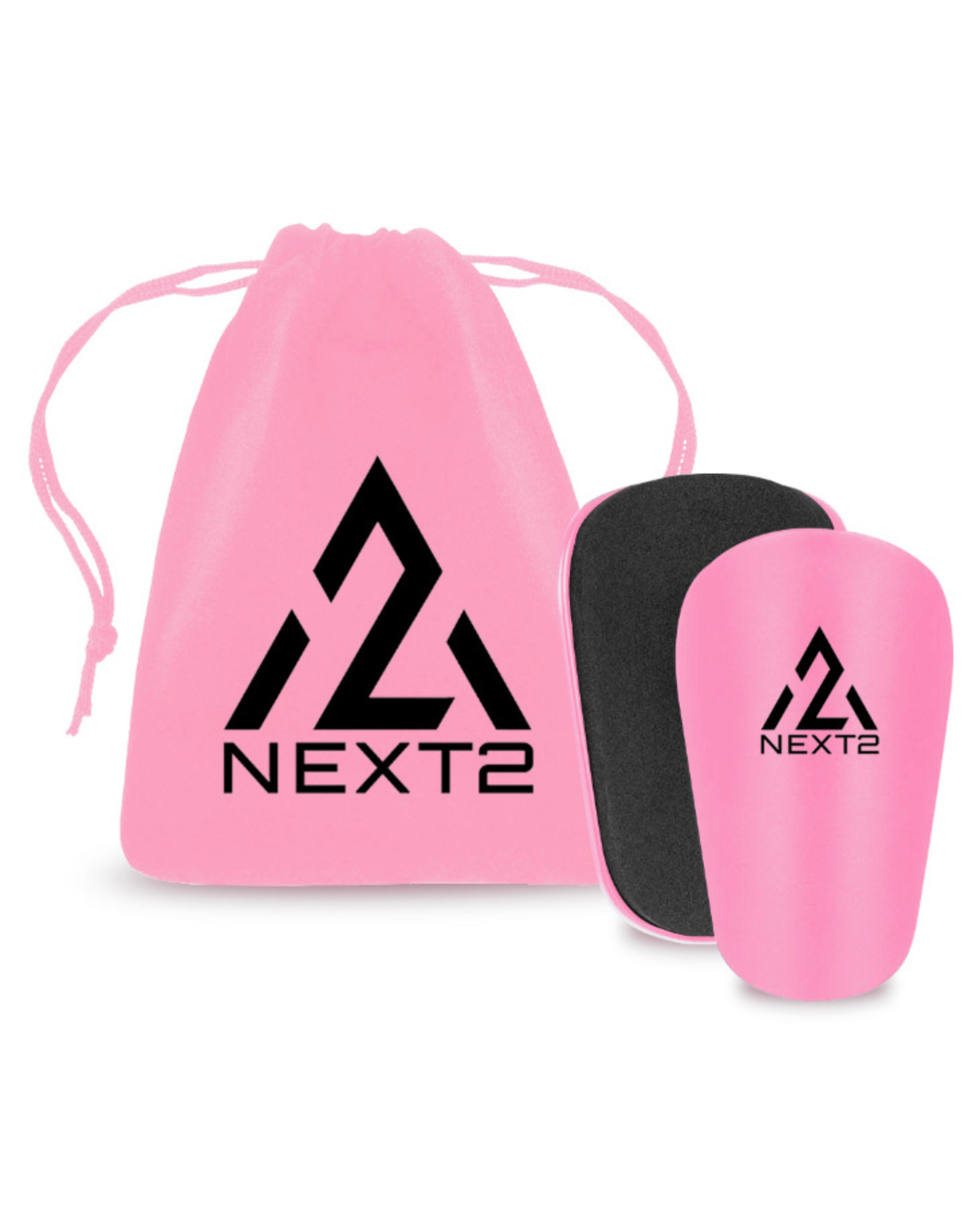 mini shin guards pink